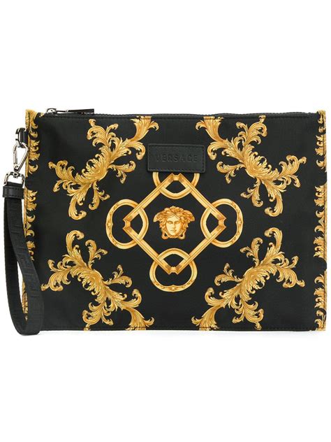 versace bag men's sale|luxury men's clutch bag.